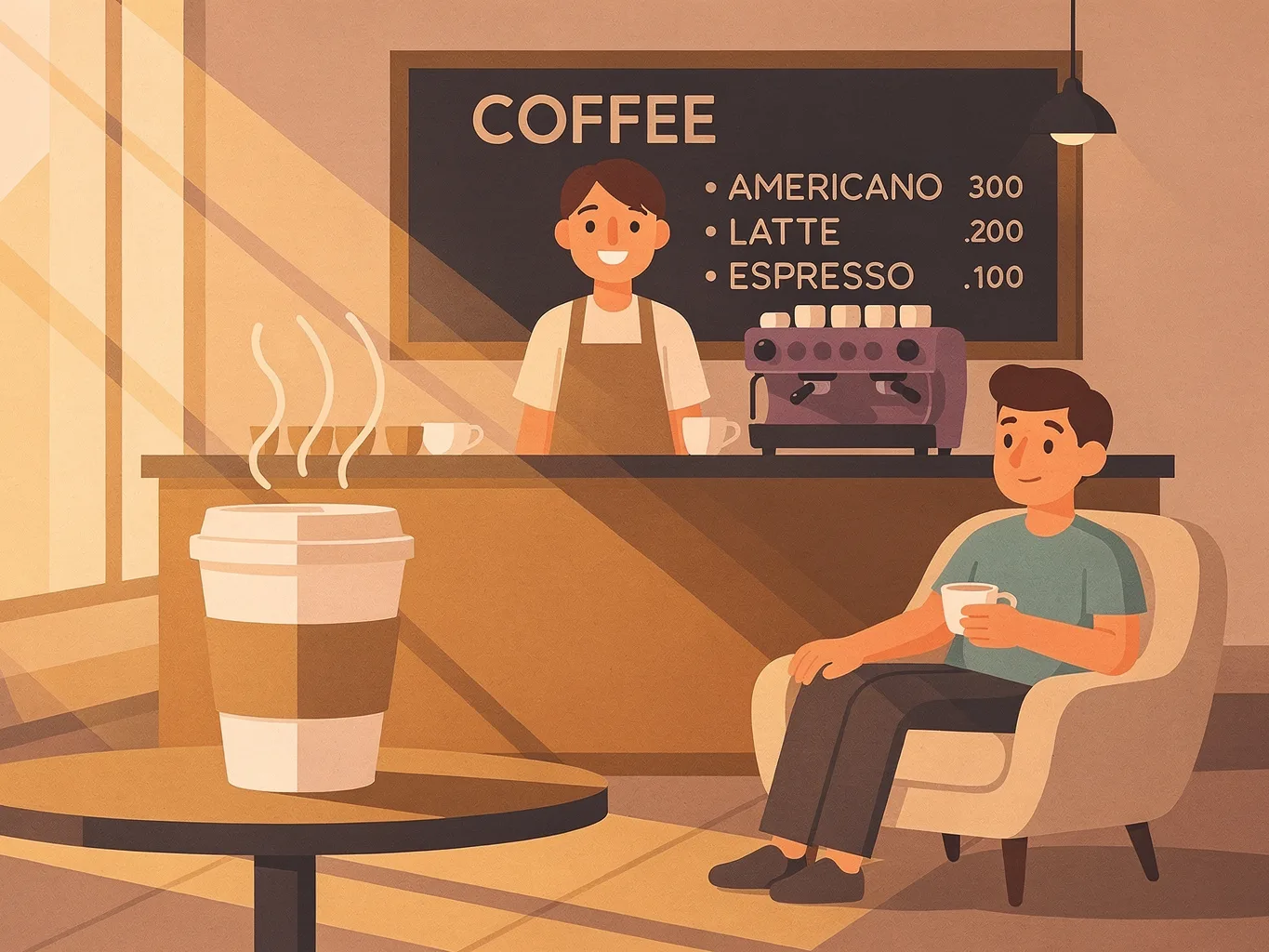 Large Americano, Please