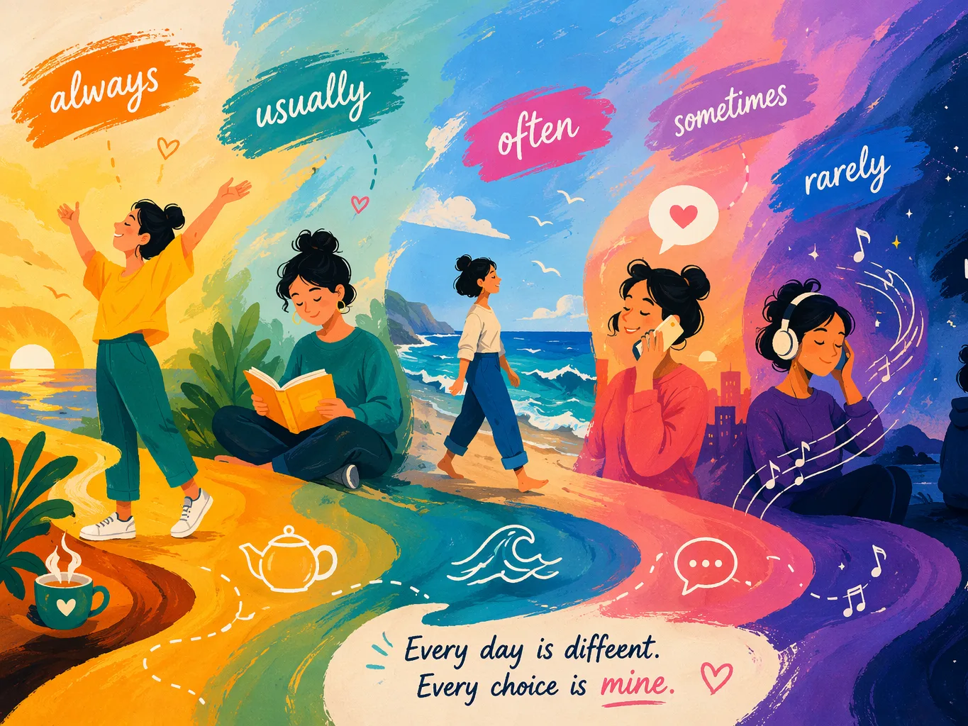The Rhythm of My Life (Adverbs of Frequency)