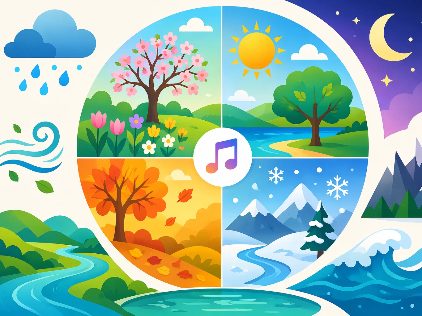The World Around Us (Seasons and Weather)