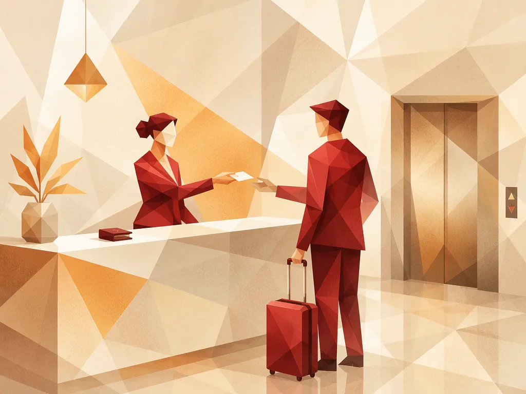 Checking Into a Hotel Room